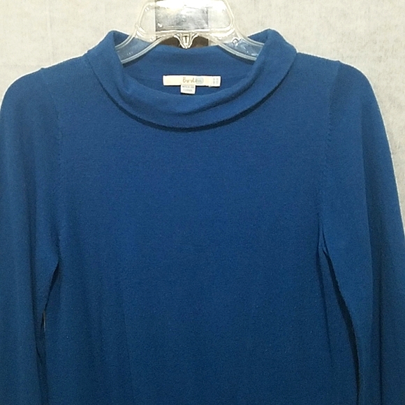 Boden cotton blend cowl neck cuffed sleeve sweater sz 8 - Picture 2 of 8
